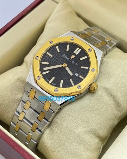 Audemars Piguet Royal Oak Black Dual Tone Ladies Watch