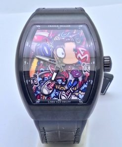 Franck Muller Vanguard Color Dreams Loes Van Delft Limited Edition Swiss ETA 7750 Valjoux Automatic Watch