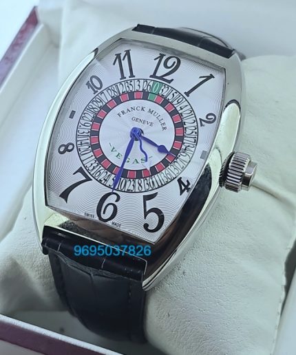 Franck Muller Vegas Steel Swiss Automatic Watch