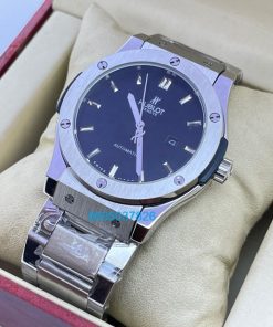 Hublot Vendom Classic Steel Black Swiss Automatic Watch