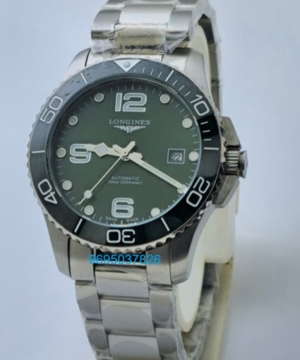 Longines Hydroconquest Green Swiss Automatic Watch