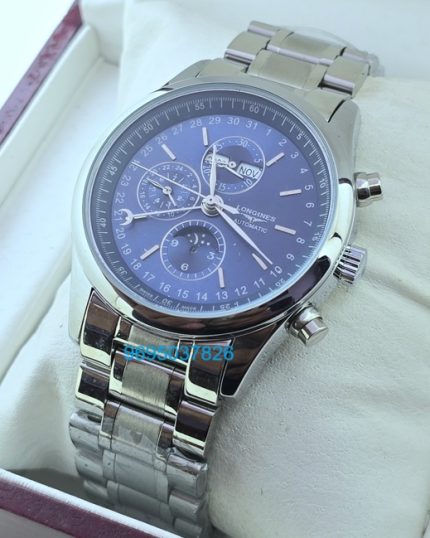 Longines Master Collection Steel Bracelet Blue Swiss Automatic Watch