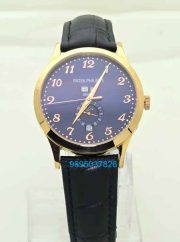 Patek Philippe GMT Annual Calendar Sun Moon Blue Dial Swiss Automatic Watches