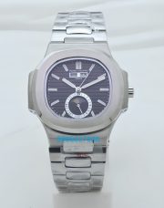 Patek Philippe Nautilus Annual Calendar Black Steel Swiss Automatic Watch
