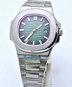 Patek Philippe Nautilus Steel Green Swiss Automatic Watch