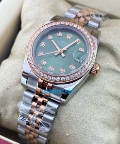 Rolex Datejust Diamond Bezel White Mother Of Pearl