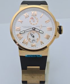 Ulysse Nardin Maxi Marine Rose Gold White