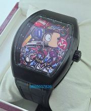 Franck Muller Vanguard Color Dreams Loes Van Delft Limited Edition Swiss ETA 7750 Valjoux Automatic Watch