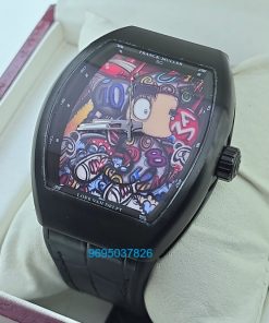 Franck Muller Vanguard Color Dreams Loes Van Delft Limited Edition Swiss ETA 7750 Valjoux Automatic Watch