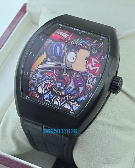 Franck Muller Vanguard Color Dreams Loes Van Delft Limited Edition Swiss ETA 7750 Valjoux Automatic Watch