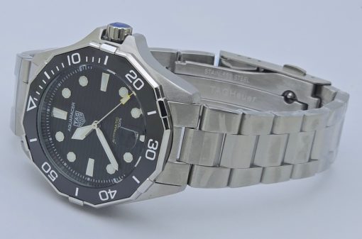 TAG Heuer Aquaracer Calibre 5 Black Swiss Automatic Watch - Image 5