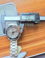 Omega Seamaster Planet Ocean Chronograph Grey SWISS ETA 2250 Valjoux Automatic Watch - Image 9