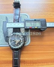 Tag Heuer Grand Carrera Calibre 36 ETA 7750 Valjoux Automatic Chronograph Leather Strap Watch - Image 9
