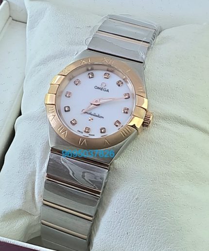 Omega Constellation Diamond Mark Mother Of Pearl Dial Ladies Watch