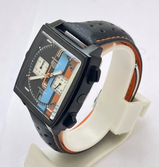 Tag Heuer Monaco Gulf Special Edition Full Black Watch - Image 3