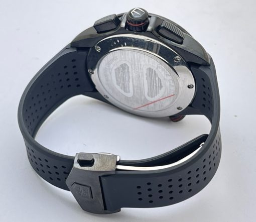 Tag Heuer Grand Carrera Calibre 36 Rubber Strap Watch - Image 6