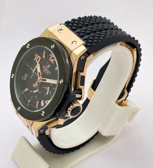 Hublot Big Bang Ceramic Bezel Rose Gold Watch - Image 3