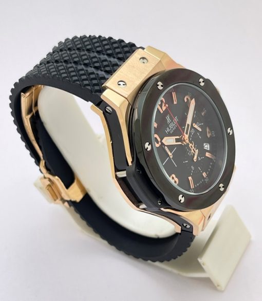 Hublot Big Bang Ceramic Bezel Rose Gold Watch - Image 4