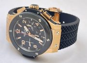 Hublot Big Bang Ceramic Bezel Rose Gold ETA 7750 Valjoux Movement Automatic Watch - Image 5