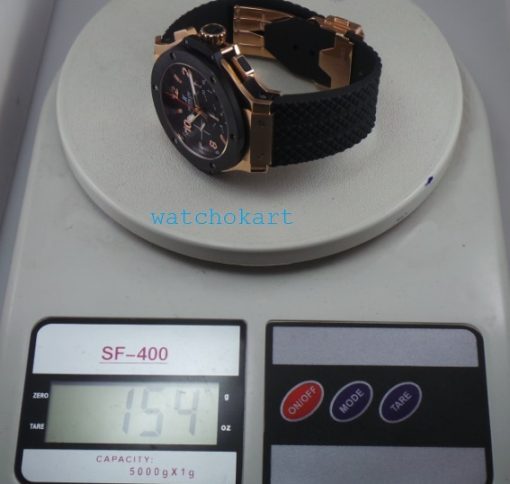 Hublot Big Bang Ceramic Bezel Rose Gold ETA 7750 Valjoux Movement Automatic Watch - Image 9