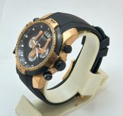 Graham Chronometer Black Rubber Strap Watch - Image 3