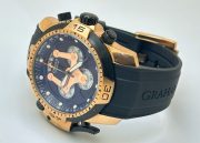 Graham Chronometer Black Rubber Strap Watch - Image 5