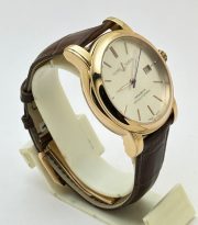 Ulysse Nardin Classico White Rose Gold Leather Strap Swiss Automatic Watch - Image 4