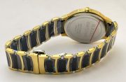 Rado Jubile Diamond Bezel Gold Black Bracelet Watch - Image 6