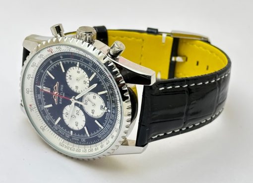 Breitling Navitimer Chrono Leather Strap Watch - Image 5