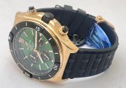 Breitling Chronomat B01 42 Green Dial Black Rubber Strap Watch - Image 5