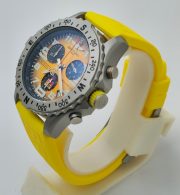 Breitling Endurance Pro Chronometer Steel Yellow Rubber Strap Watch - Image 3