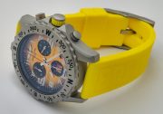 Breitling Endurance Pro Chronometer Steel Yellow Rubber Strap Watch - Image 5