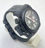 Graham Oversize Black Rubber Strap Watch - Image 4