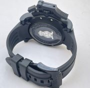 Graham Oversize Black Rubber Strap Watch - Image 6