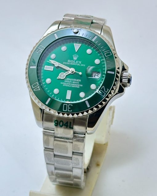 Rolex Submariner HULK Edition Green Dial Steel Bracelet Swiss Automatic Watch - Image 3