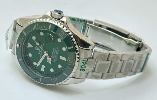 Rolex Submariner HULK Edition Green Dial Steel Bracelet Swiss Automatic Watch - Image 6