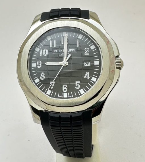 Patek Philippe Aquanaut Black Rubber Strap Watch - Image 2