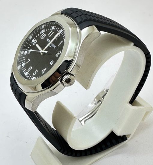 Patek Philippe Aquanaut Black Rubber Strap Watch - Image 3