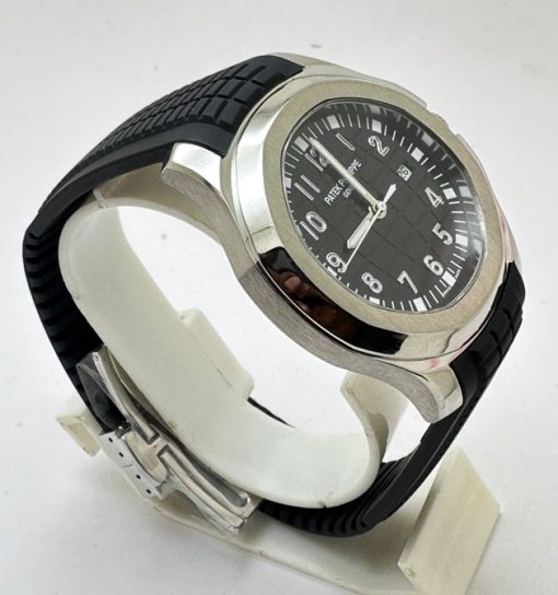 Patek Philippe Aquanaut Black Rubber Strap Watch - Image 4