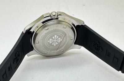 Patek Philippe Aquanaut Black Rubber Strap Watch - Image 6