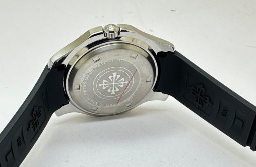 Patek Philippe Aquanaut Black Rubber Strap Watch - Image 6