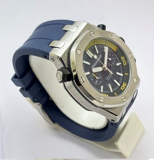 Audemars Piguet Diver Chronograph Steel Blue Watch - Image 3