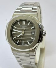 Patek Philippe Nautilus Steel Grey Swiss Automatic Watch - Image 2
