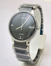 Rado Jubile Diamond Bezel Steel Black Bracelet Watch - Image 2