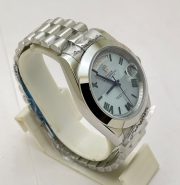 Rolex Day-Date Roman Mark Ice-Blue Swiss Automatic Watch - Image 5