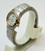 Omega Constellation Diamond Mark Mother Of Pearl Diamond Bezel Ladies Watch - Image 3