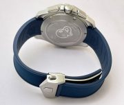 Tag Heuer Aquaracer Calibre 5 Chronograph Blue Rubber Strap Watch - Image 5
