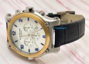 Mont Blanc White Chronograph Leather Strap Watch A - Image 5