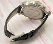 Mont Blanc White Chronograph Leather Strap Watch A - Image 6