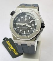 Audemars Piguet Diver Grey Rubber Strap Swiss Automatic Watch - Image 2